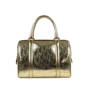 Christian Dior 2008 pre-owned Boston Mini-Tasche mit Trotter-Muster - Gold Einheitsgröße Female