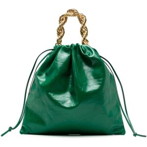 Jil Sander Schultertasche mit Kordelzug - Grün Einheitsgröße Female