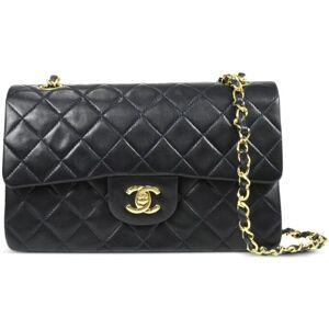 CHANEL Pre-Owned 1990 small Double Flap shoulder bag - Schwarz Einheitsgröße Female