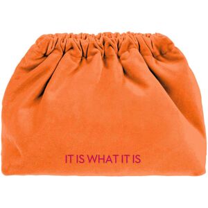 sorbet island Velvet Clutch Bag It Is What It Is