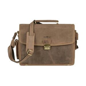 Greenburry Aktentasche Notebooktasche Leder braun Vintage 43x29cm