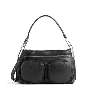 Rose Bags Coccinelle Umhängetasche HYLE CROSSBODY HANDBAG klein genarbtes Leder - Variante: SCHWARZ