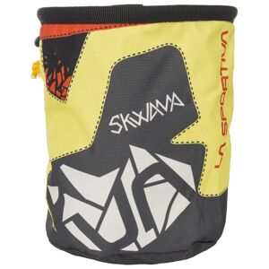 La Sportiva Stylischer Chalk Bag. Farbe: Gelb / Schwarz / Größe: One Size