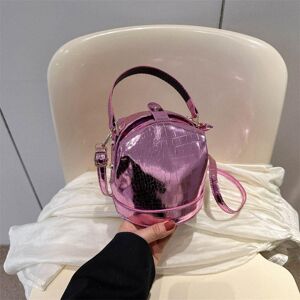 Xiejing Geldbörse Mini Shiny Bucket Bags Pu Leder Party Schultertasche Neue Crossbody Ketten Tasche