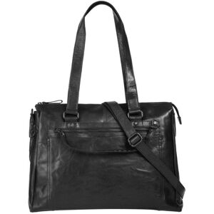 Spikes & Sparrow Shopper Damen Leder, schwarz