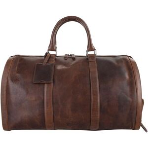 XZONE X-Zone Reisetasche Damen Leder, cognac