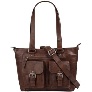 Spikes & Sparrow Shopper Damen Leder, cognac