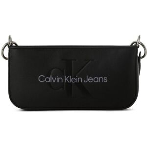 Calvin Klein Jeans Handtasche Damen Kunstleder bedruckt, schwarz