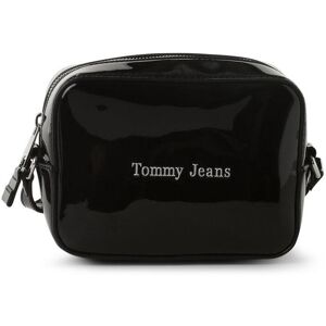 Tommy Jeans Umhängetasche Damen Kunstleder gemustert, schwarz