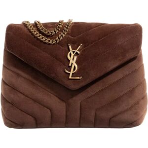 Saint Laurent Crossbody Bags - Small Loulou Shoulder Bag - Gr. unisize - in Braun - für Damen