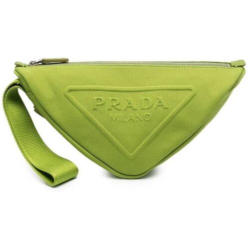 Prada Dreieckige Clutch - Grün OS Male