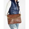 Solada Damenhandtasche mit Schulterriemen Umhängetaschen Damen Braun Größe Unica