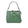 Cluty Handtasche Damen Leder, grün