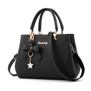 Tbutik Håndtasker med stor kapacitet til kvinder Bowknot Leather Shoulder Bag Fashion Crossbody Messenger Bags