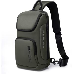 Bange Men Business Chest Bag Light Performance Crossbody Bag(Green)