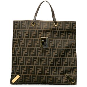 Pre-owned Fendi Zucca Tote Bag Brown