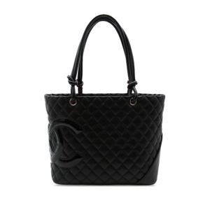 Pre-owned Chanel Large Cambon Ligne Tote Black