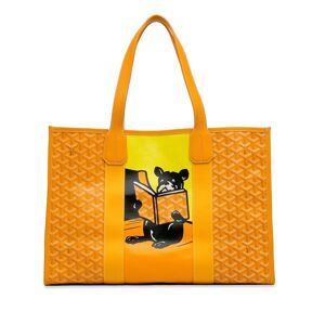 Pre-owned Goyard Goyardine Villette MM Yellow