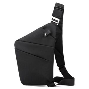 Travel Sling Bag Lille Brysttaske SORT HØJRE HØJRE black Right-Right