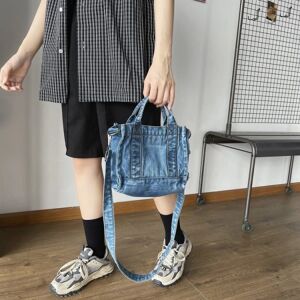 Kvinder Denim Håndtaske Skulder Lady Crossbody Taske Tote Messenger Satchel Pung, 1 stk