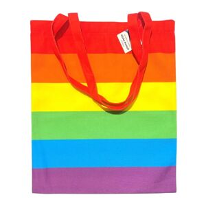 Design House Taske Case Rainbow Canvas Pride HBTQ+ Multicolor one size
