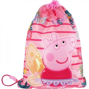 Peppa Pig Greta Gris Gym taske Baby taske 40x31cm Pink Pink one size