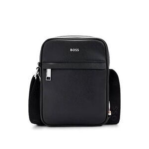 Boss Reporter bag with signature stripe and logo detail
