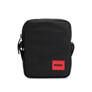 HUGO Reporter bag with red rubber logo label