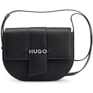 HUGO Saddle bag in faux leather with logo lettering