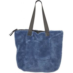 Natures Collection Norma Shopper Lambs Wool 51x42 cm - Blue