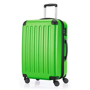 Hauptstadtkoffer Spree hard shell suitcase, trolley suitcase, travel suitcase, 4 double wheels, apple green, 65 cm Koffer