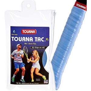 Tourna Unique Unisex – Erwachsene Tennis Griffbänder  Tac Blau 10er, One Size