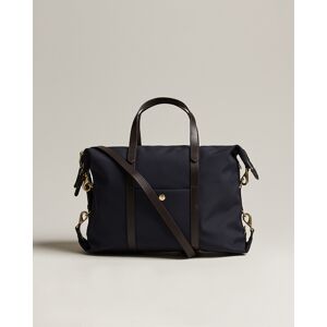 Mismo M/S Utility Nylon Duffle Bag Navy/Dark Brown men One size Blå