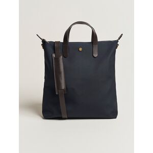 Mismo M/S Canvas Shopper Navy/Dark Brown men One size Blå