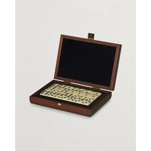 Manopoulos Wooden Domino Case Dark Brown men One size Brun