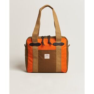 Filson Tin Cloth Tote Bag Dark Tan/Flame men One size Brun,Orange