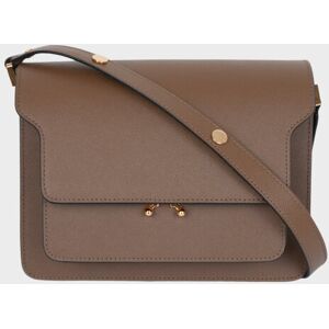 Marni Medium Trunk Bag Saffiano Cigar ONESIZE