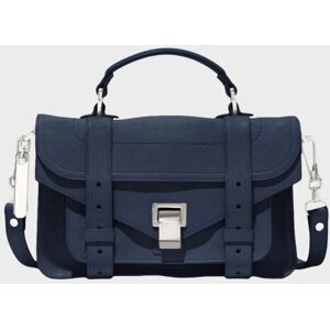 Proenza Schouler PS1 Tiny Lux Leather Bag Dark Navy ONESIZE