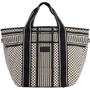 Lala Berlin Shopper - East West Marin - Heritage Stripe Black - Lala Berlin - Onesize - Taske