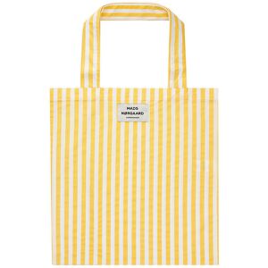 Mads Nørgaard Shopper - Atoma - White Alyssum/lemon Zest - Mads Nørgaard - Onesize - Taske