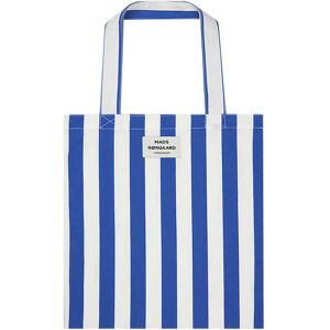 Mads Nørgaard Shopper - Sacky Atoma - Dazzling Blue/white Alyssu - Mads Nørgaard - Onesize - Taske