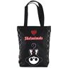 Skelanimals Target Shopping Bag  Strandtasche, 35 cm, Schwarz (Nero)