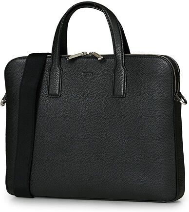 Boss Crosstown Slim Computer Leather Bag Black men One size Sort