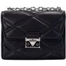 Michael Kors Serena Medium  Diamond Quilted Faux Leather Flap Shoulder Women s Bag multi