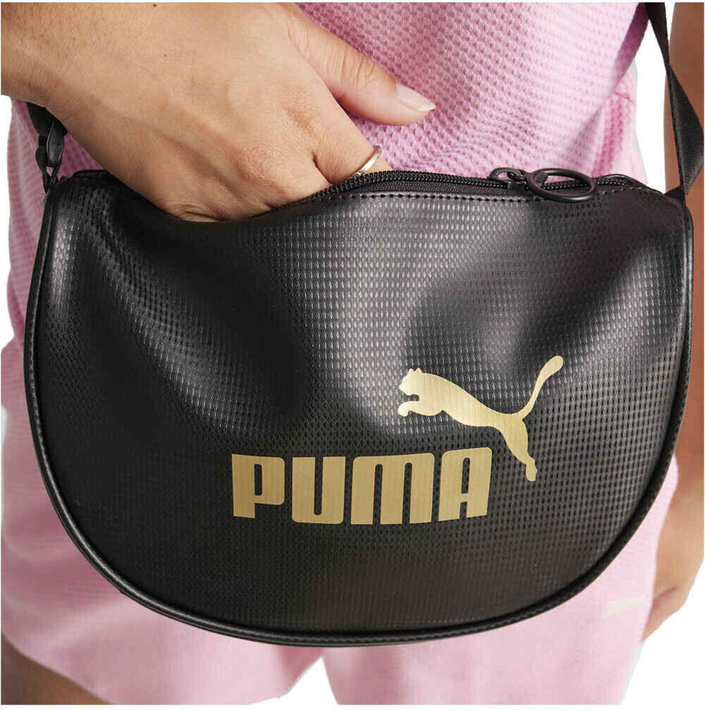 Puma core up half moon bolso paseo mujer Negro (OSFA)