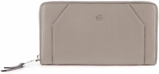 Piquadro Muse Monedero RFID piel 19 cm beige