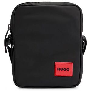 HUGO Reporter bag with red rubber logo label