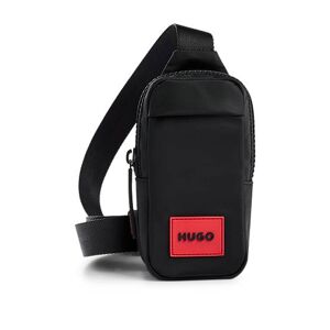 HUGO Reporter bag with red logo patch