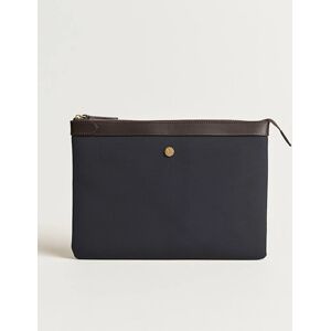 Mismo M/S Nylon Pouch Large Navy/Dark Brown - Sininen - Size: One size - Gender: men