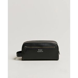 Ralph Lauren Leather Washbag Black - Ruskea - Size: One size - Gender: men